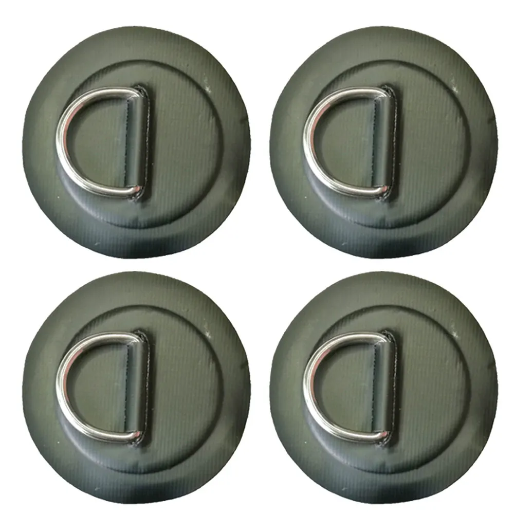 SUP Board D Ring Patch Kit with Bungee Cord for Secure Deck Rigging and Gear Storage