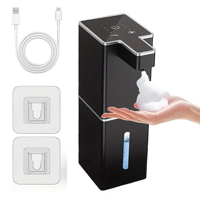 Touchless Automatic Sensor Soap Dispenser, Wall Mounted Intelligent Induction Hand Cleaning Washing Machine for Bathroom