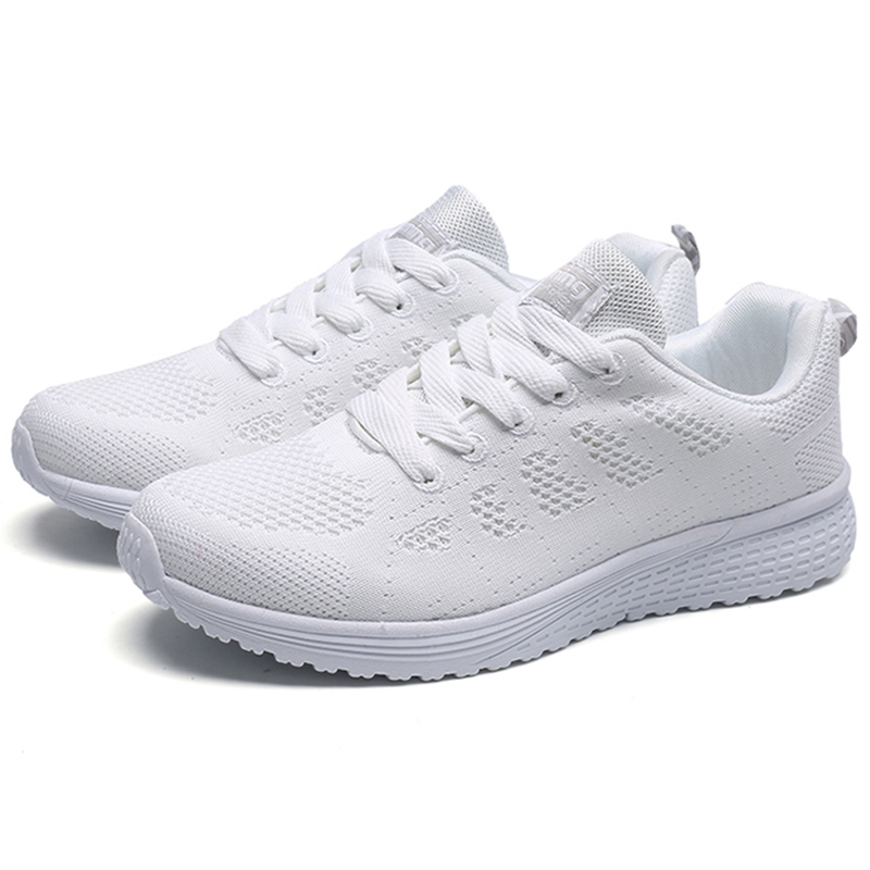 Breathable Women's Sneaker Fashion, Lace Up Vulcanized Shoes, Tenis Feminino Sneakers