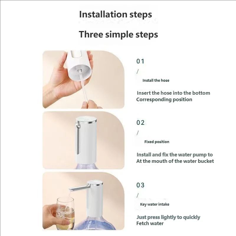 Smart Quantitative Electric Water Bottle Pump