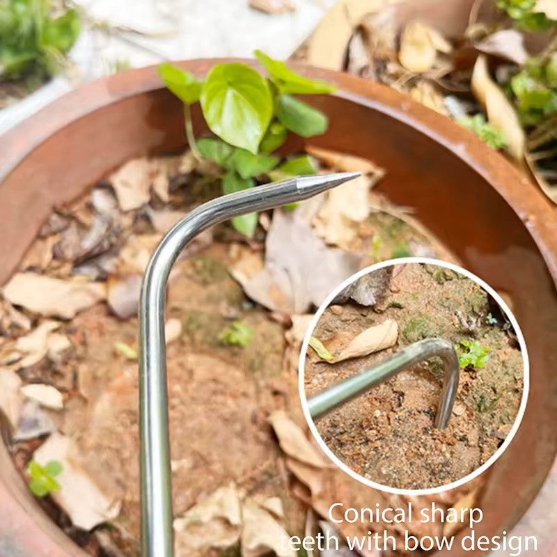 Single Claw Weeder Garden Hand Tool Root Hook for Loosening Digging and Tilling
