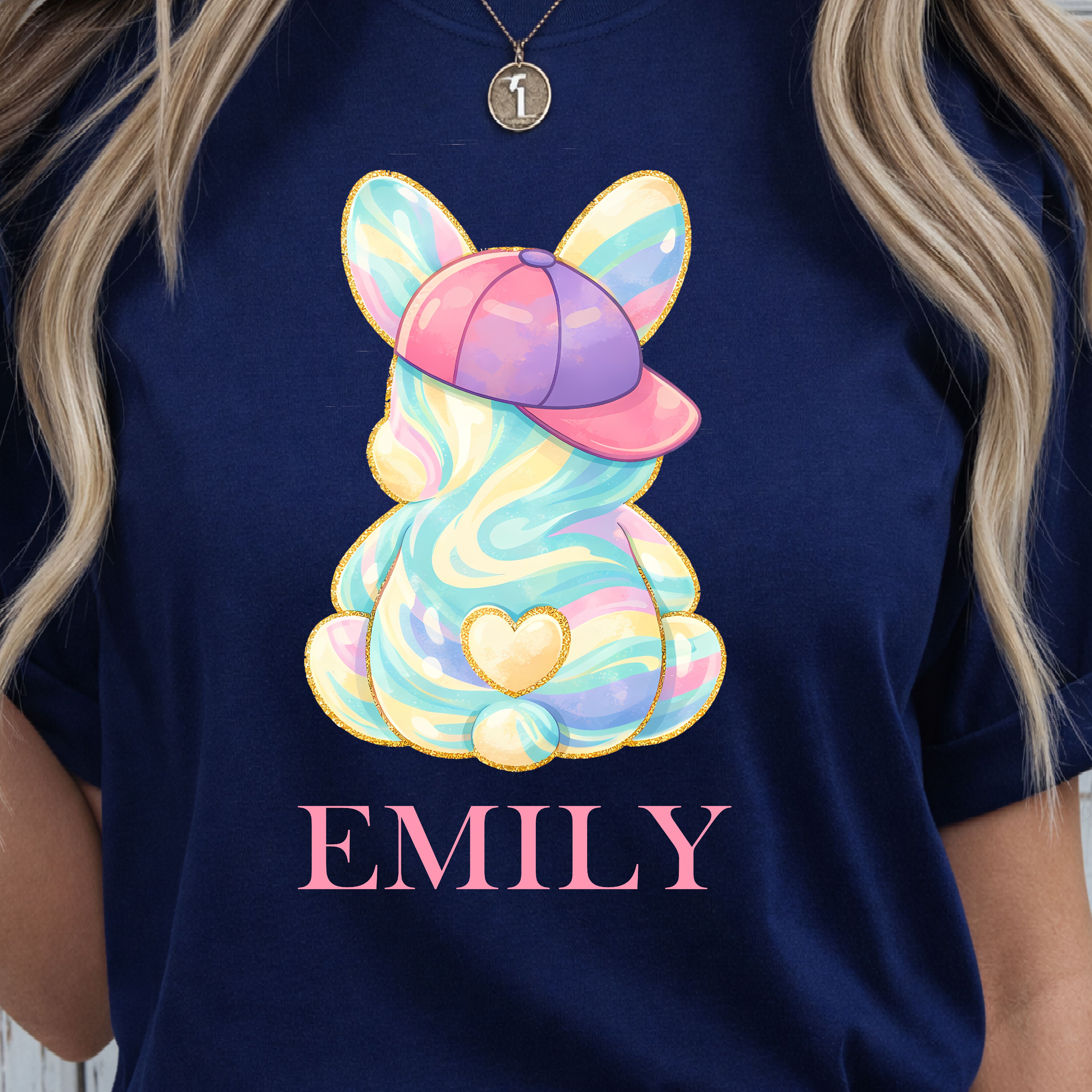 Easter Bunny Custom Name Shirt – Personalized Bunny Tee with Your Name