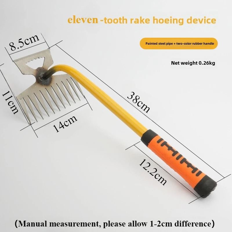 Heavy Duty Steel Manual Weeding Rake