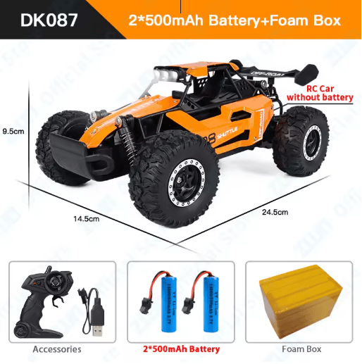 ZWN RC Off Road Car 1 16 1 20 Scale 2.4G Remote Control Climbing Vehicle with LED Lights