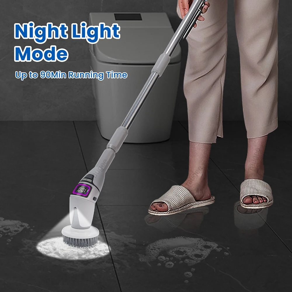 10 in 1 Wireless Electric Spin Scrubber