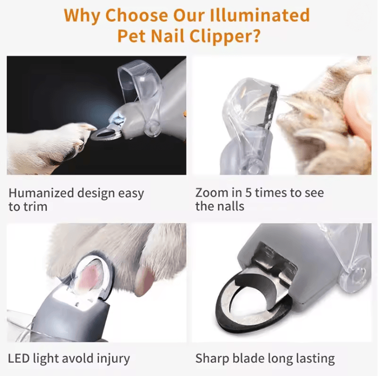 SharpPaws LED Pet Nail Trimmer