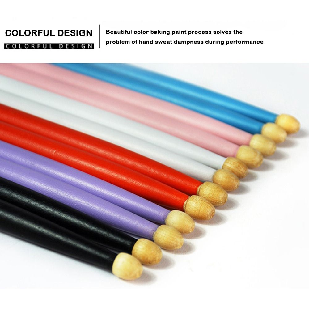 Stage Performers Drum Sticks, Multicolor Musical Instrument for Beginners