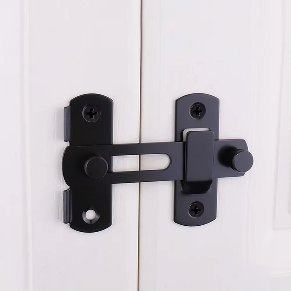 Barn Door Lock Sliding Gate Latch Stainless Steel Cabinet Lock