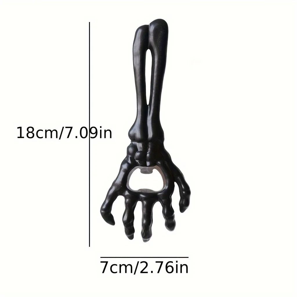 Skeleton Hand Bottle Opener Cast Iron Beer Opener for Halloween and Bar Use