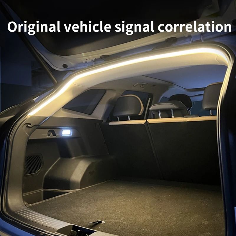 LED Car Trunk Ambient Light Strip with Automatic Sensing