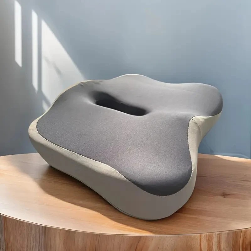 Ergonomic Memory Foam Seat Cushion for Tailbone Pain Relief and Posture Support