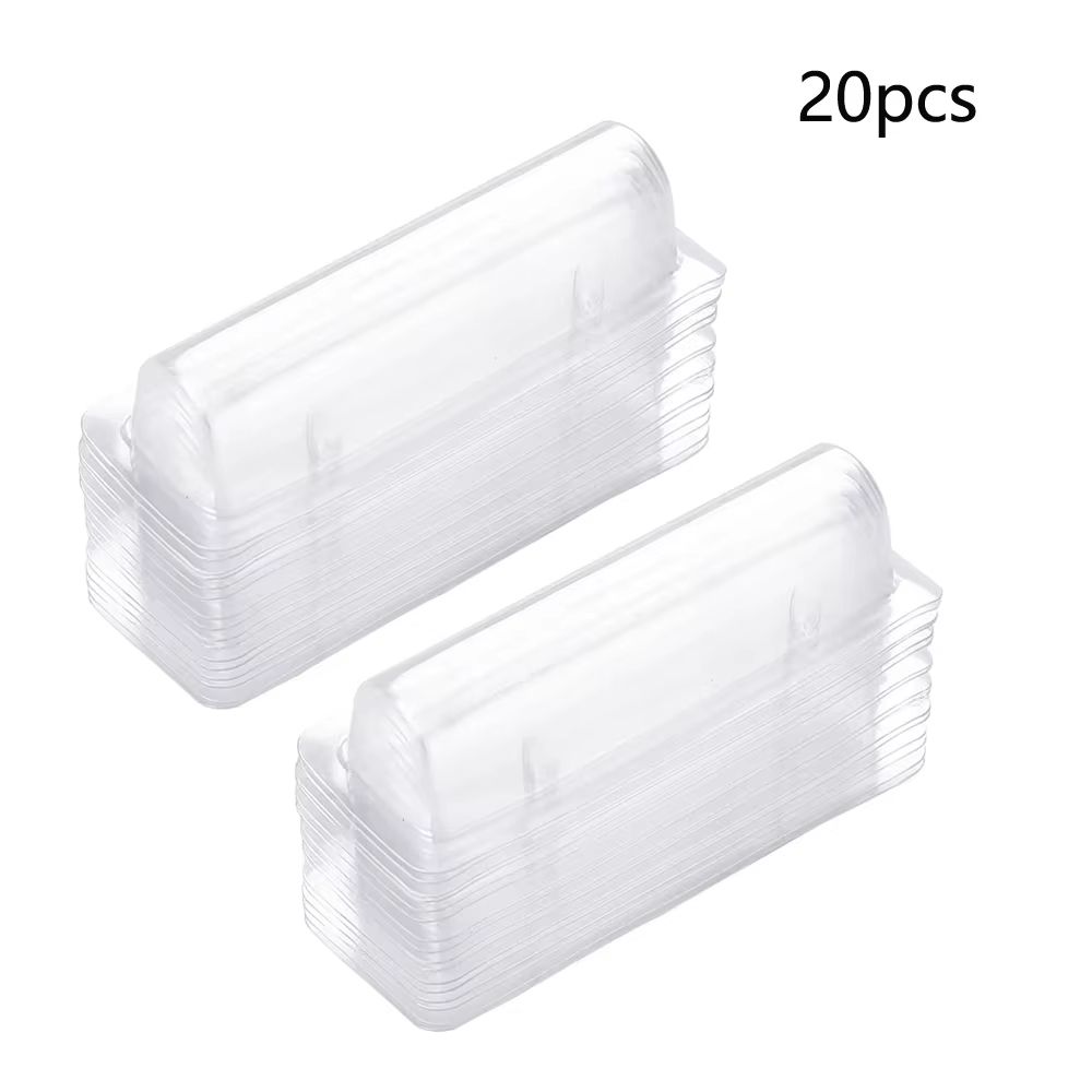 50pcs Transparent Plastic Dome Money Holder Waterproof DIY Gift Card Pouches