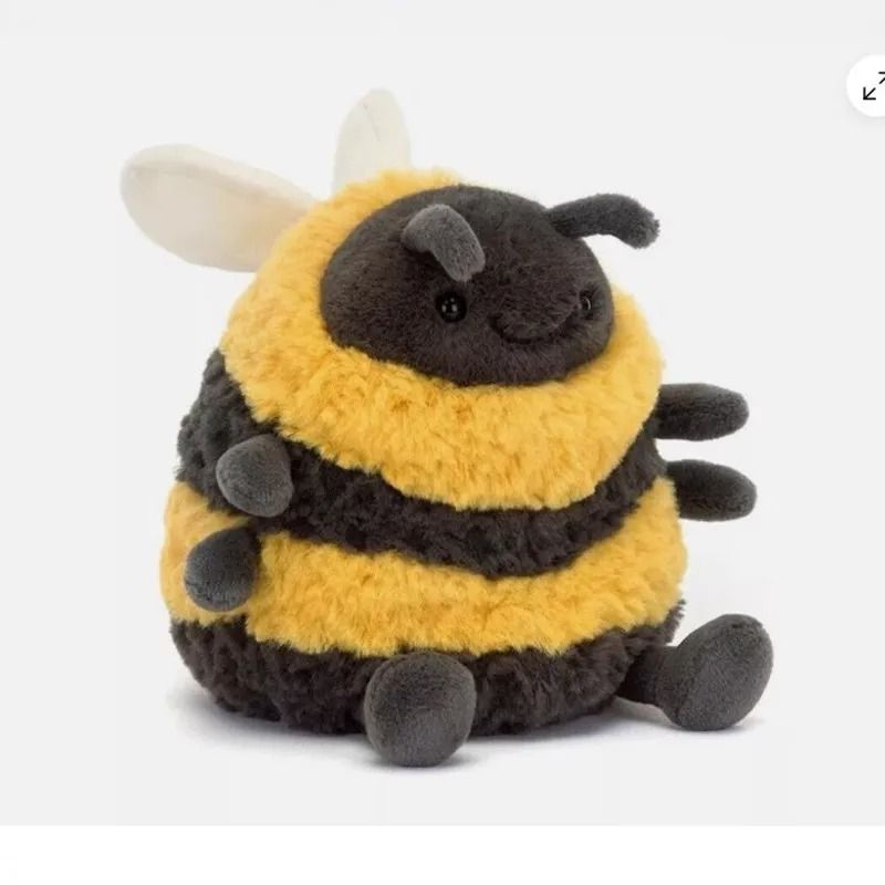 Albee Bee Spring Plush Toy Super Soft Cuddly Elephant 16 cm