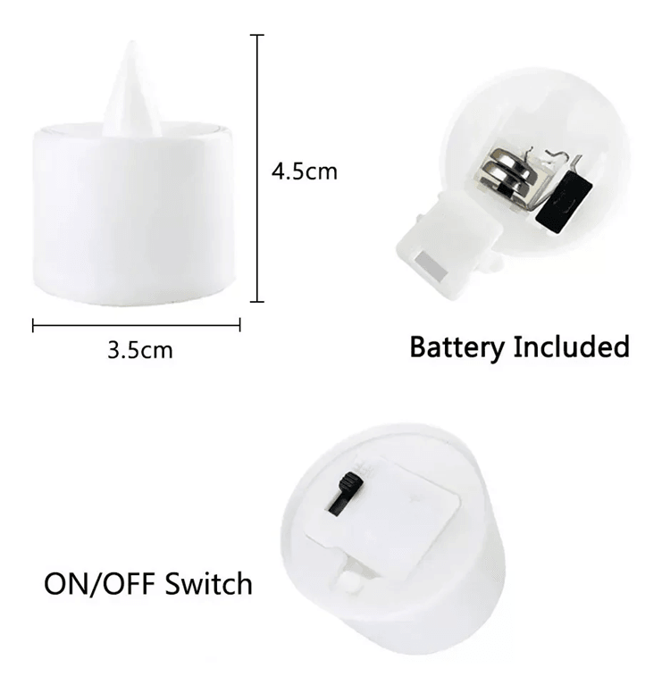 SoftGlow Battery LED Flameless Tea Candle Set