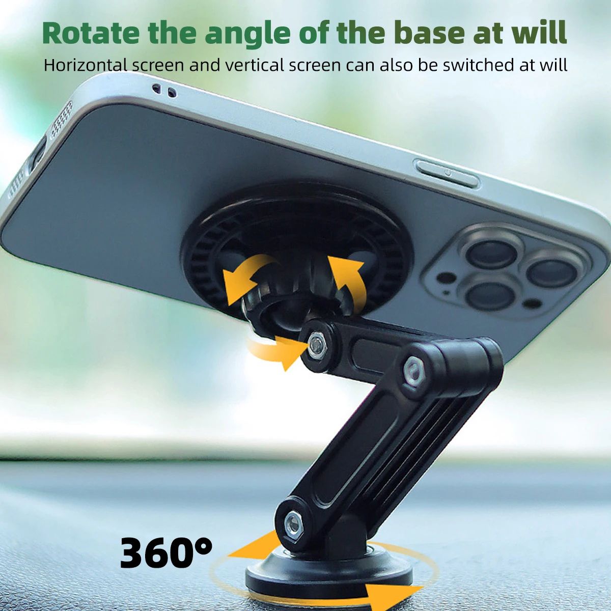 MagSafe 360 Rotate Magnetic Car Phone Holder