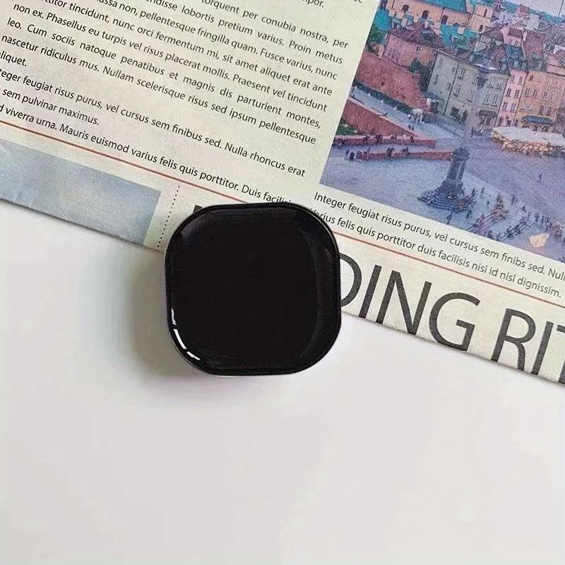 Cute Square Phone Grip & 360° Rotatable Finger Ring Stand