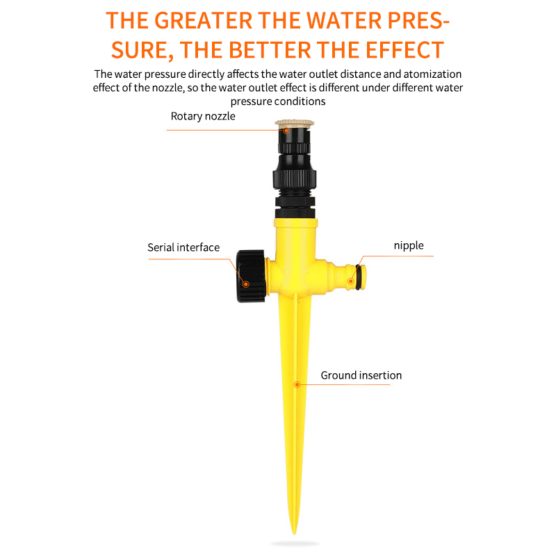 Adjustable plant garden sprinkler series, atomizing pin sprinkler, vegetable garden buried sprinkler head set