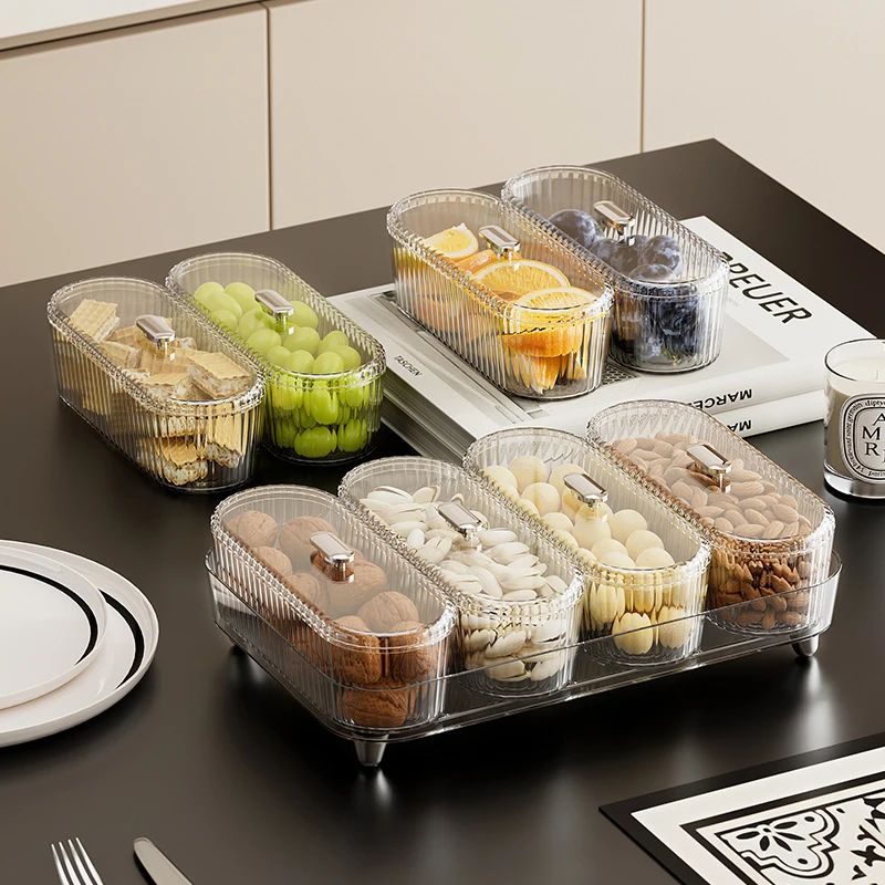 Home Living Fruit and Snack Bowl with Lid