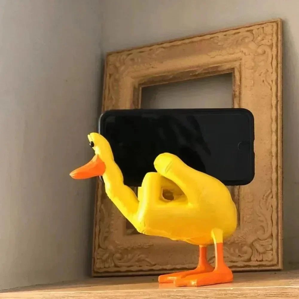 Funny Middle Finger Duck Statue