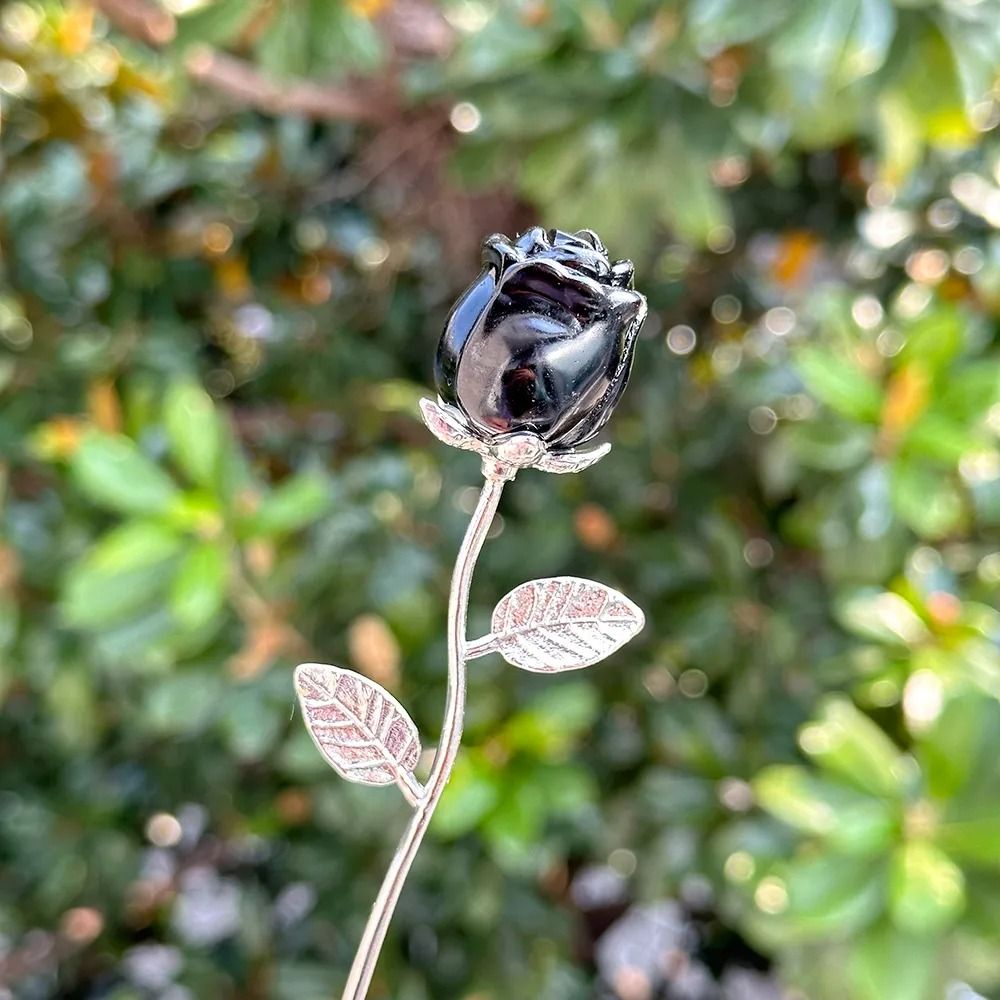 Elegant Carved Crystal Rose | Exquisite Quartz Flower Sculpture | Professional Reiki Healing & Jewelry Art