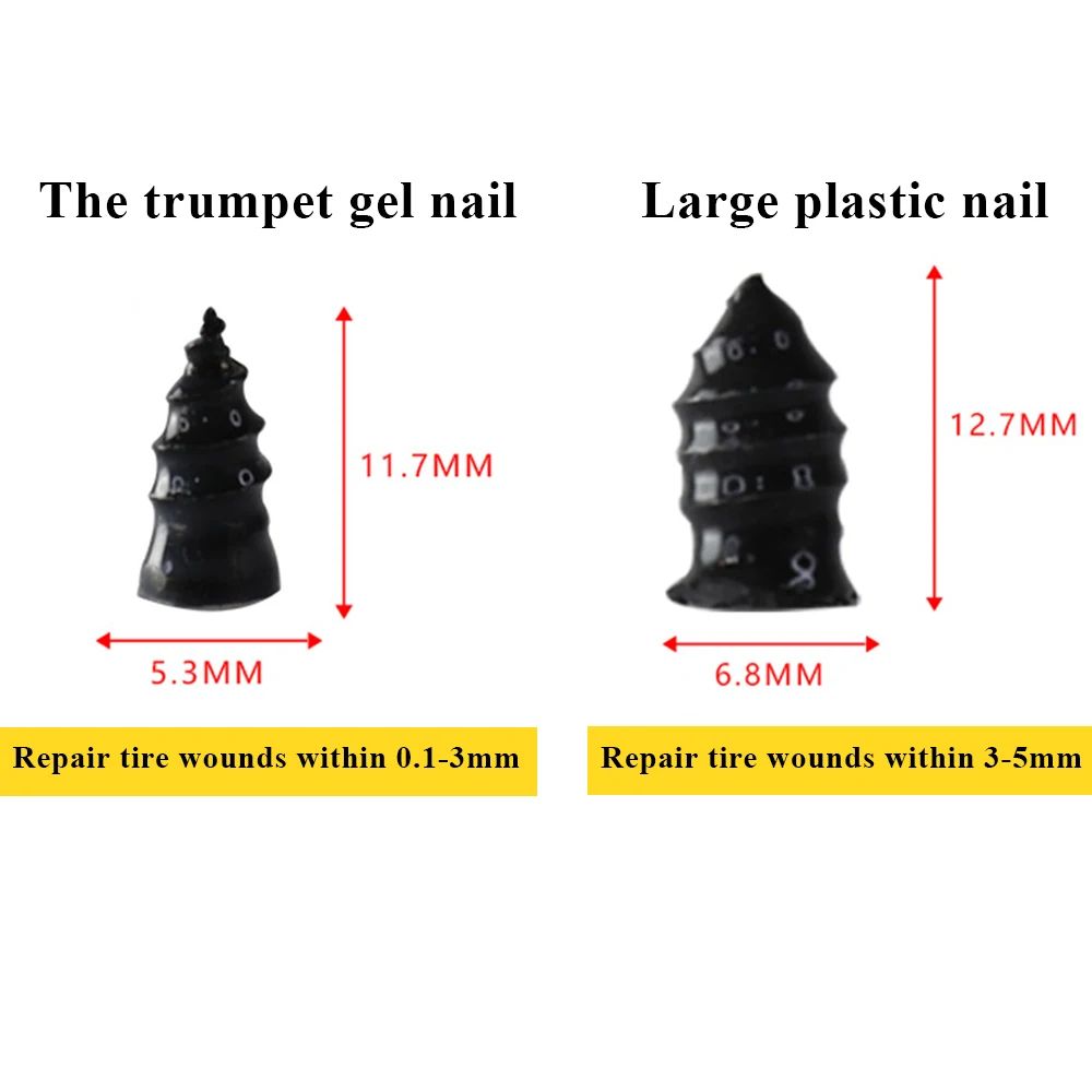 QuickSeal Tire Repair Nails – Universal Rubber Puncture Repair Kit (10–30 PCS)