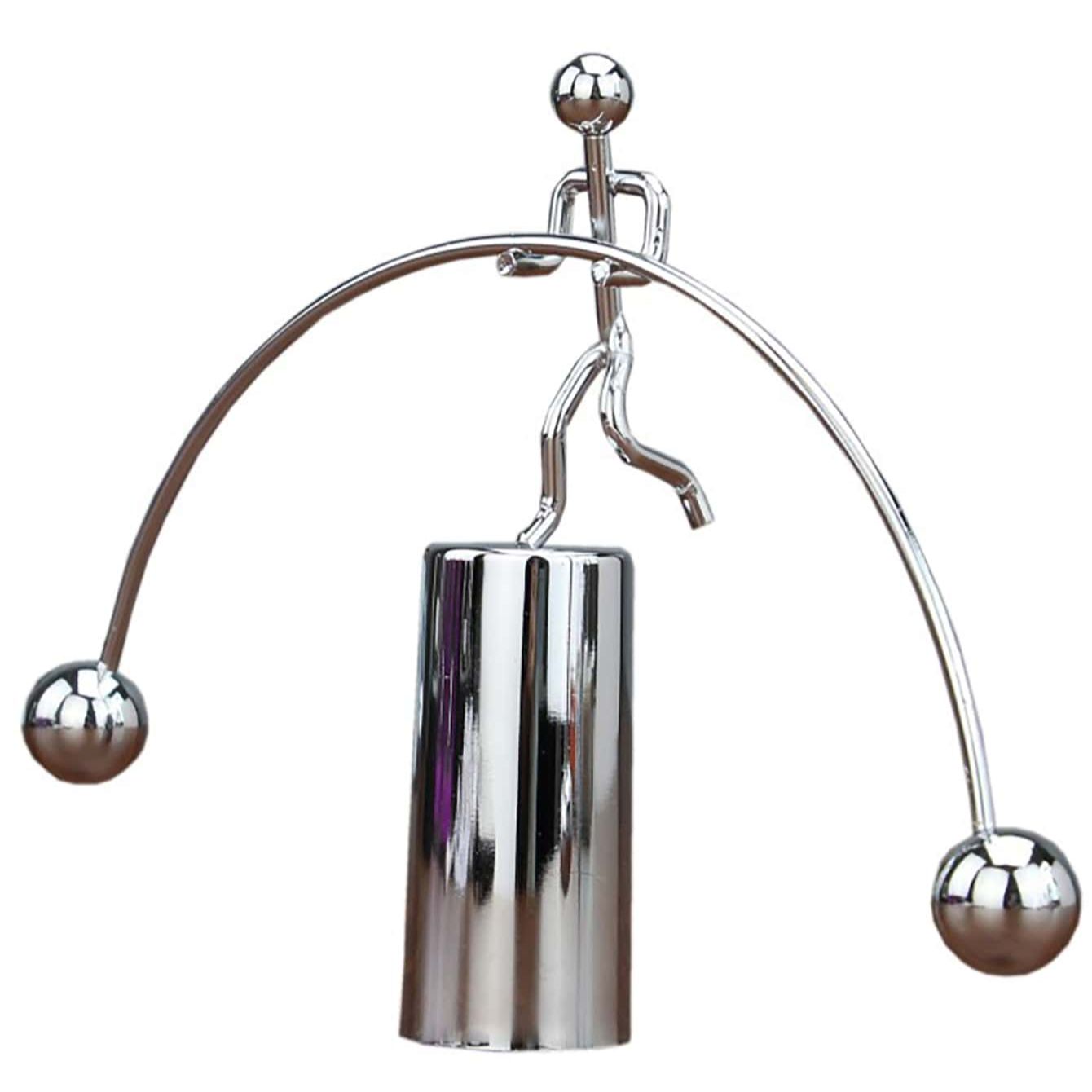 Creative Balance Ball Swing Iron Man Decoration Tumbler Fun Home Ornament for Desk & Office