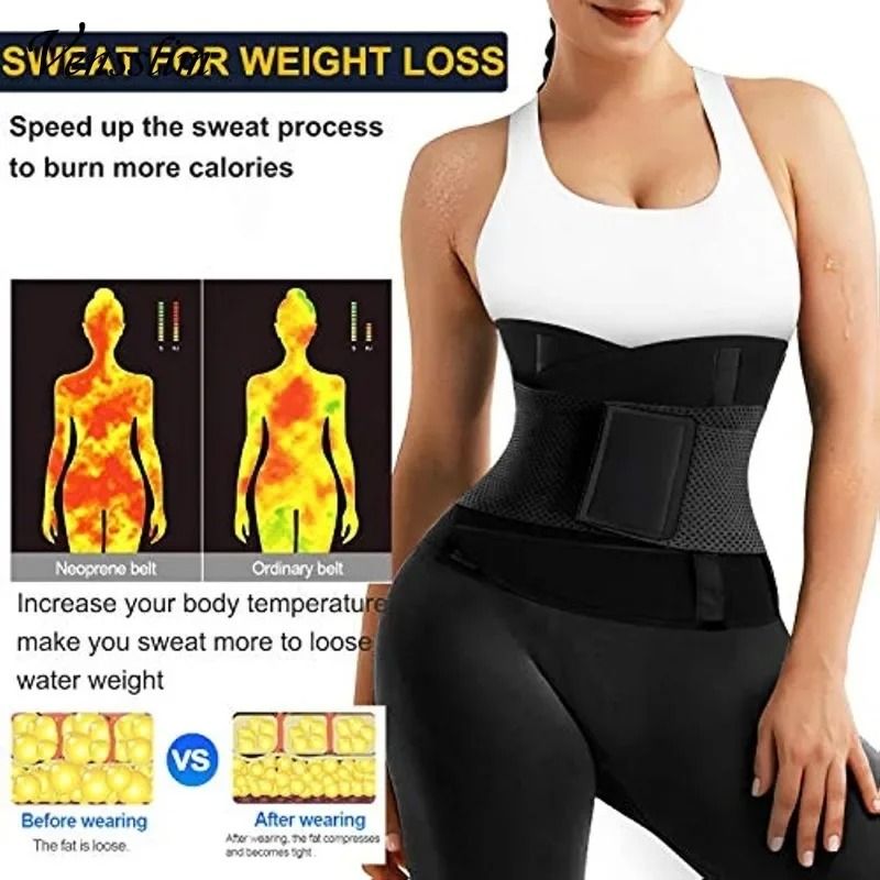 Vensslim Women Sauna Sweat Waist Trainer and Abdomen Slimming Belt