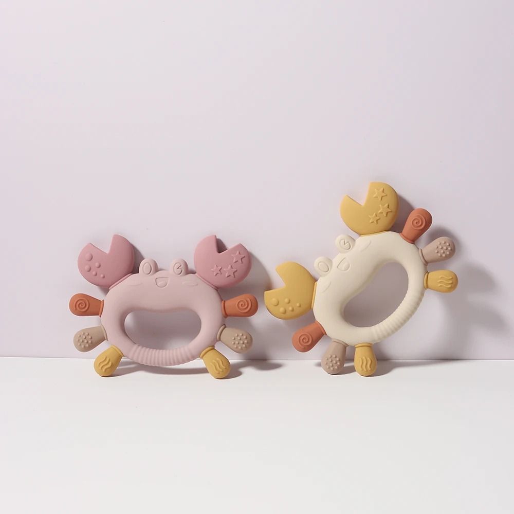 Crab-Shaped Kids Silicone Teether