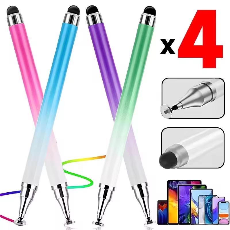 Universal 2-in-1 Stylus Pen for Touch Screens – Precision Capacitive Pencil for Phone and Tablet