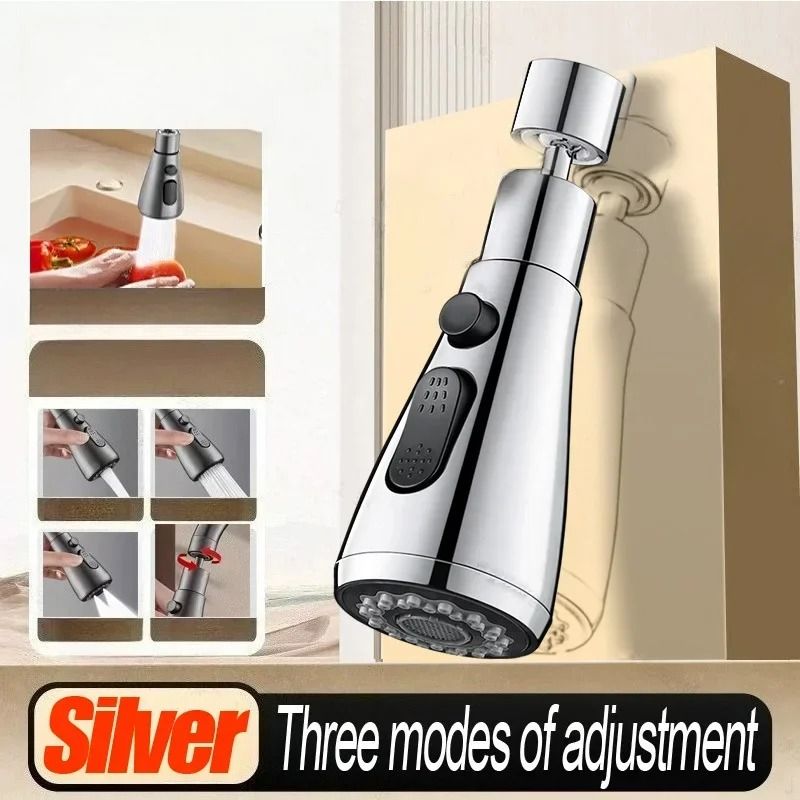 Universal kitchen faucet extender 360 Rotate Splash Filter Aerator Nozzle
