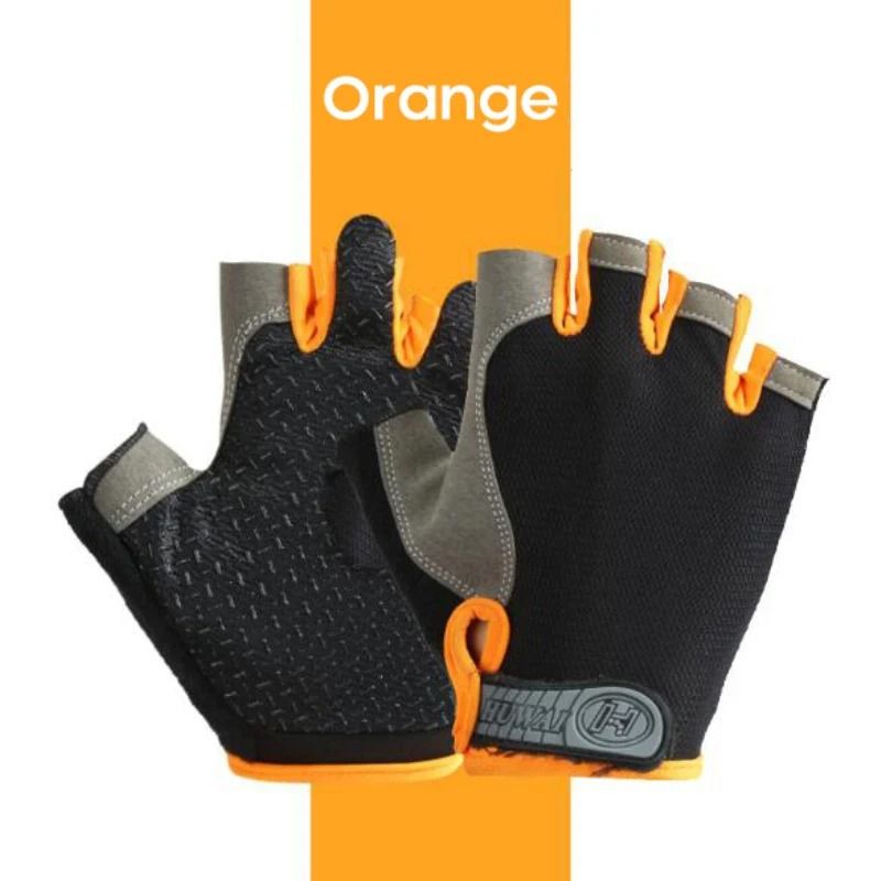 Breathable Half Finger Cycling Gloves for Men and Women Sports Use