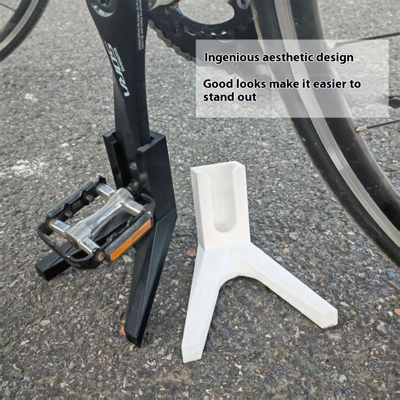 Mountain Road Bike Kickstand Support, MTB Bicycle Pedal Stand Rear Holder