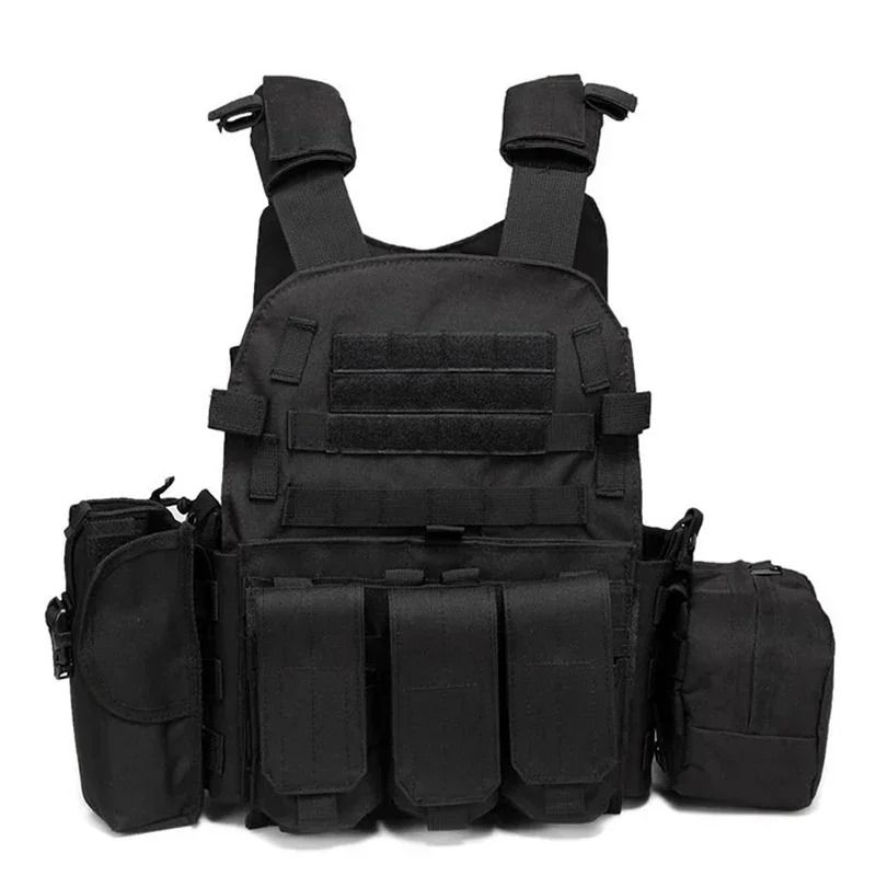 Military Tactical Vest Body Armor Carrier Combat Gear Vest