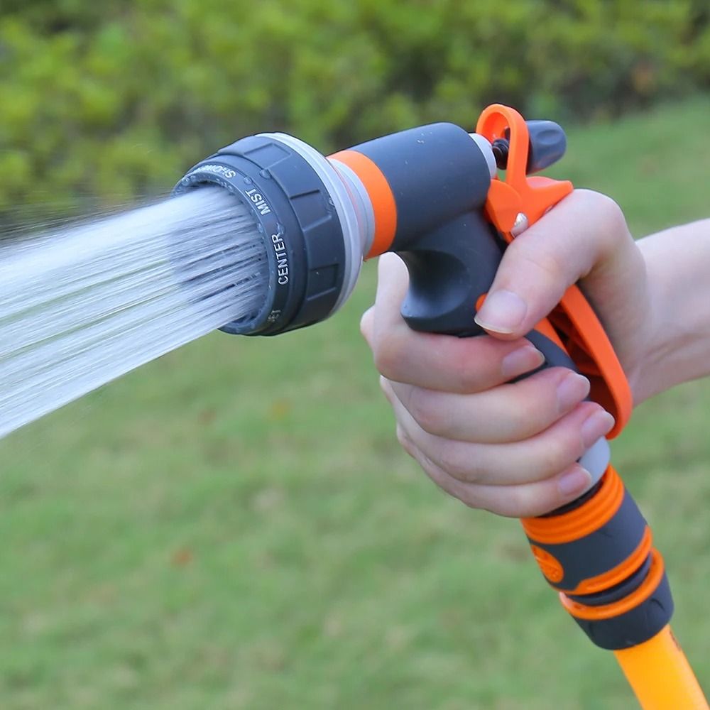 8-Mode High-Pressure Garden Watering Gun – Adjustable Irrigation Sprayer