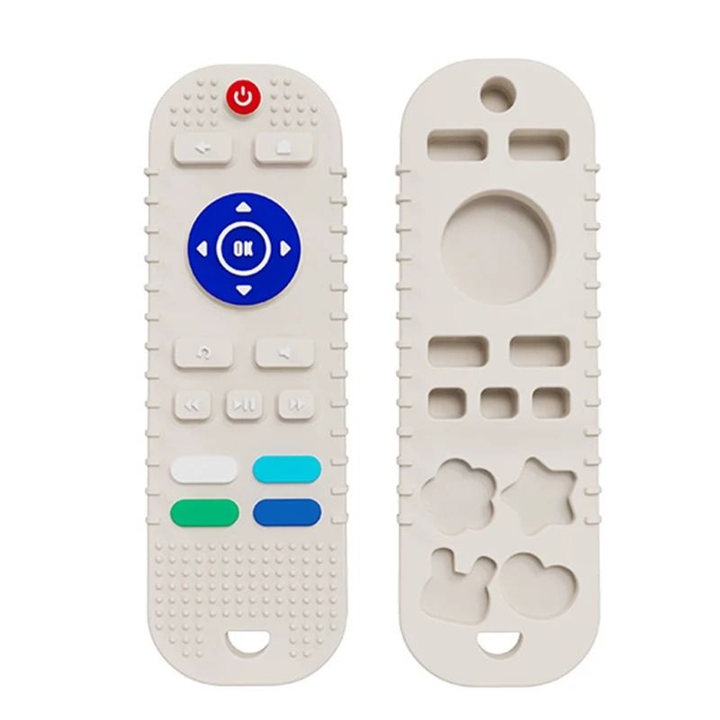Silicone Baby Teething Toy BPA Free Remote Control Chew Teether