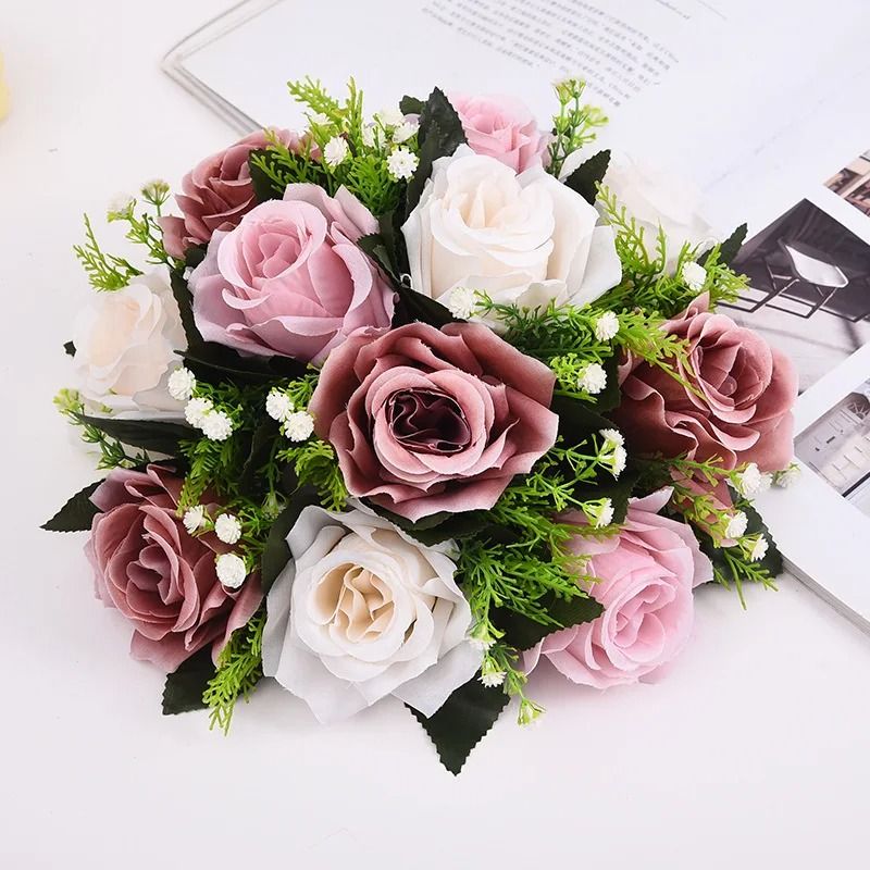 Grand Silk Rose Sphere Arrangement