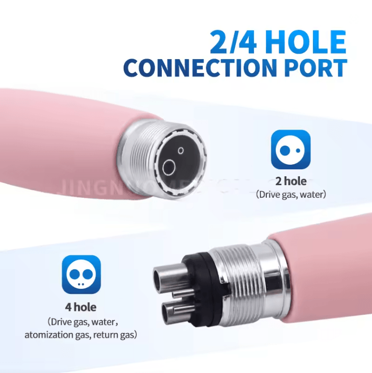 AeroLite Pink LED Dental High Speed Handpiece with Ceramic Bearings