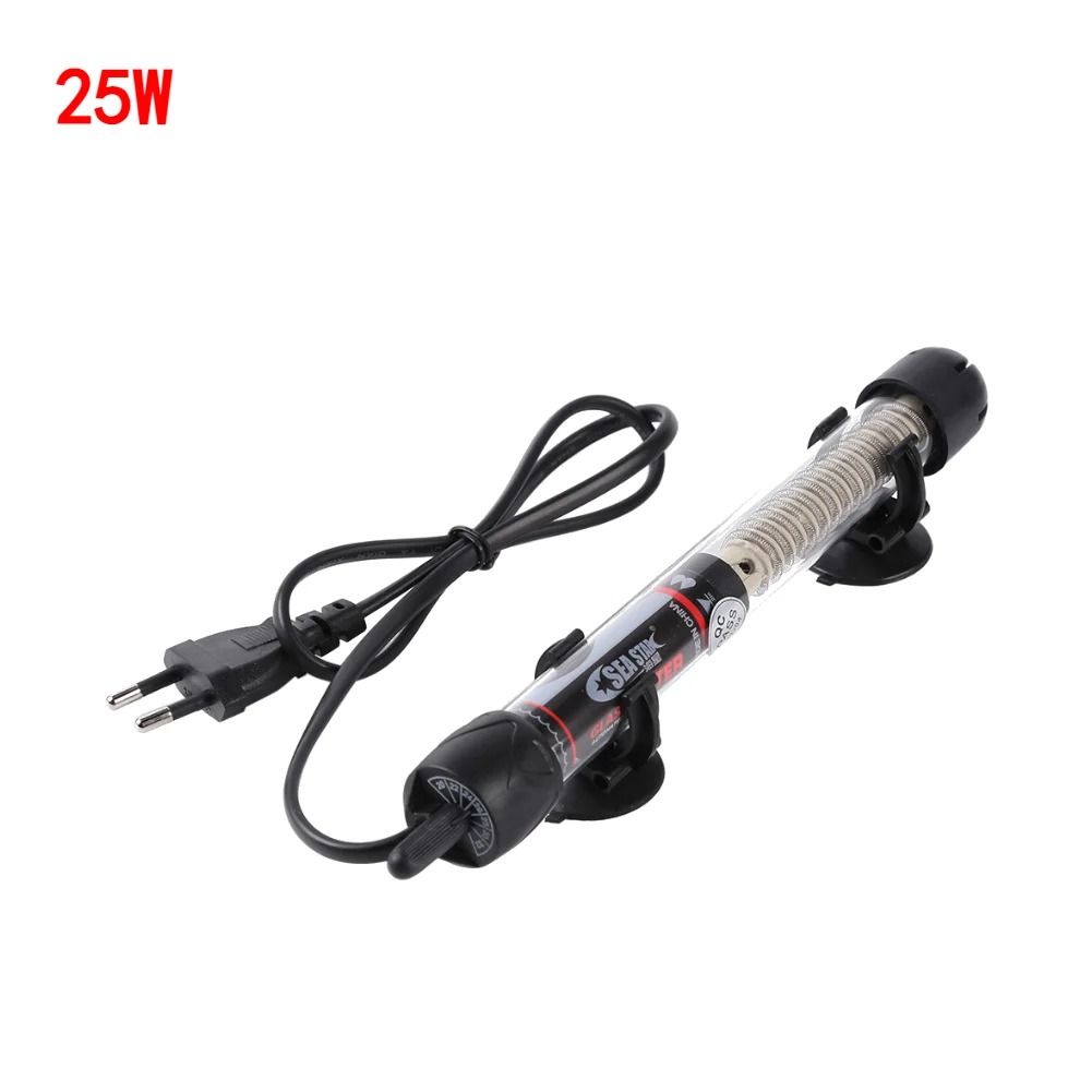 Aquarium Fish Tank Heater Adjustable Thermostat Rod 25W–300W
