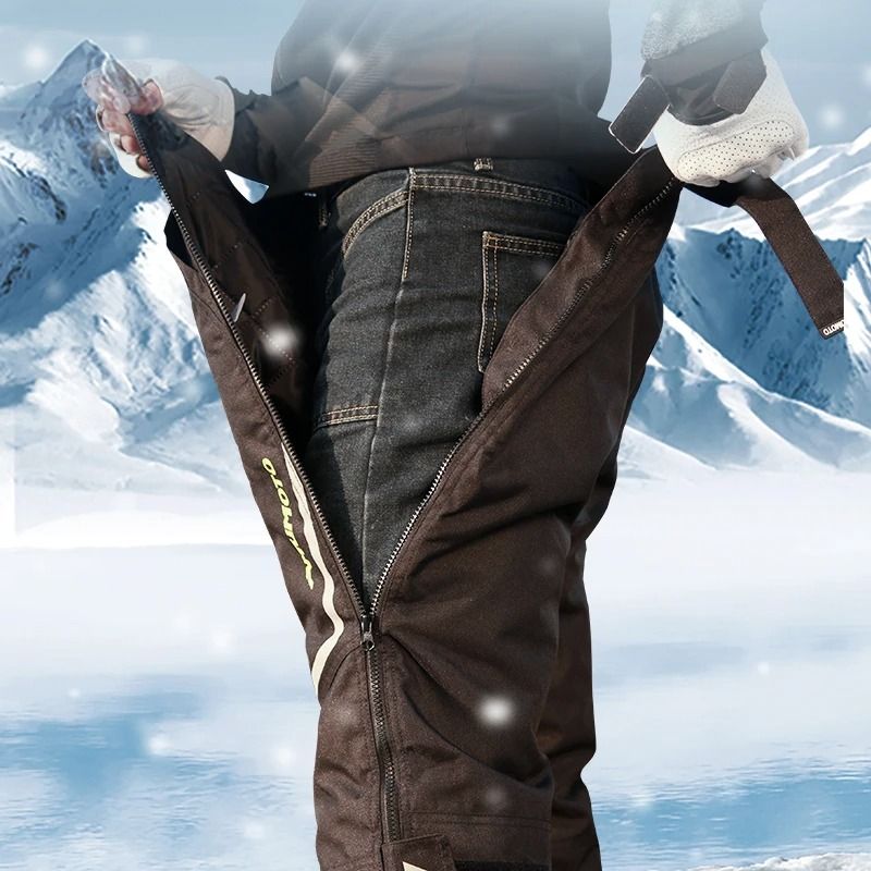Motorcycle Quick Take Off Waterproof Windproof Thermal Protective Pants for Men and Women