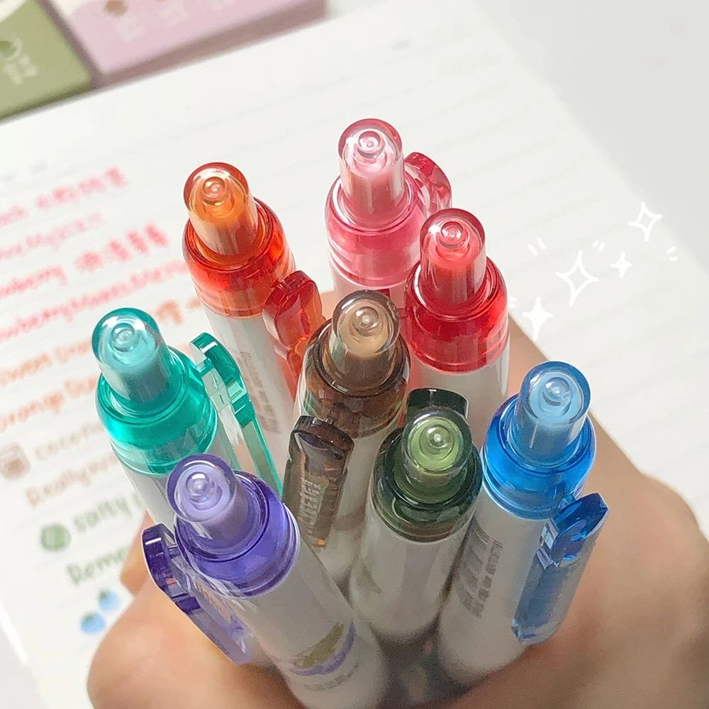 Fruit Scented 3D Gel Pens 0.5mm Smooth Writing Set