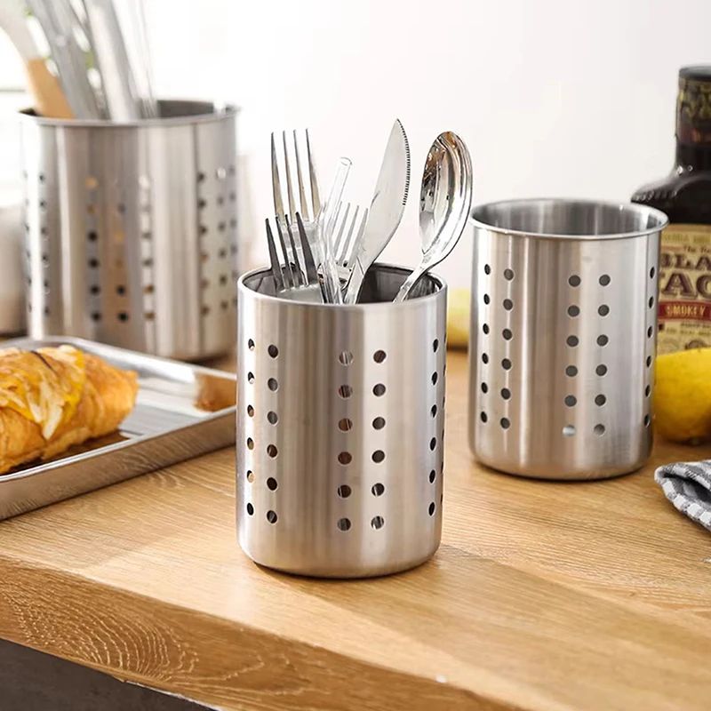 Stainless Steel Cutlery Holder Organizer for Utensils and Kitchen Drying