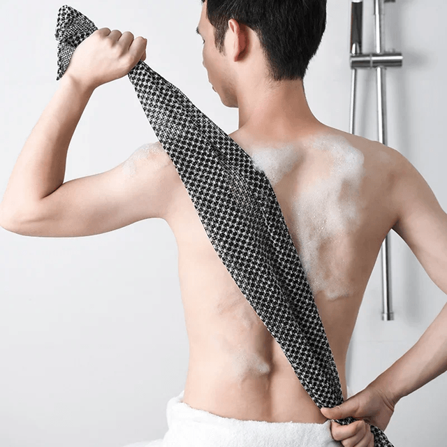 ZenSkin Japanese Exfoliating Bath Towel Nylon Body Scrub Washcloth