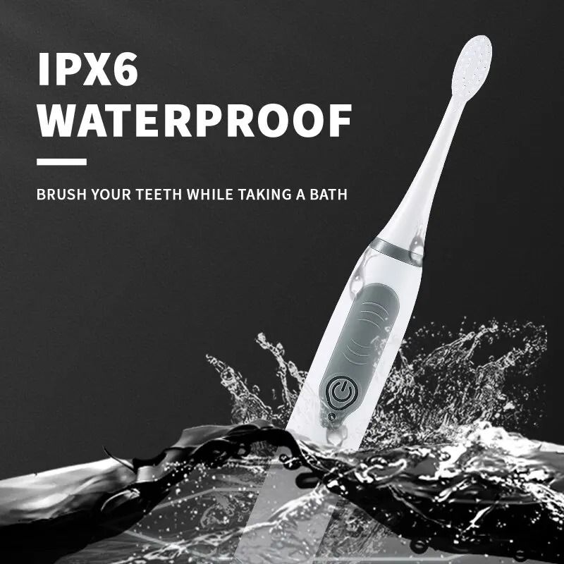 Essential Household Sonic Toothbrush | IPX6 Waterproof & Gentle Soft Hair Bristles