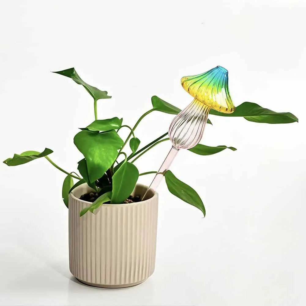 Glass Watering Globes Self Watering Spikes (1–2 Pack) - Automatic Plant Watering Device for Houseplants