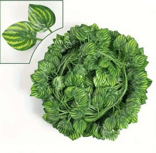 SilkLeaf Artificial Ivy Garland – Realistic Hanging Vine Decor for Home & Events