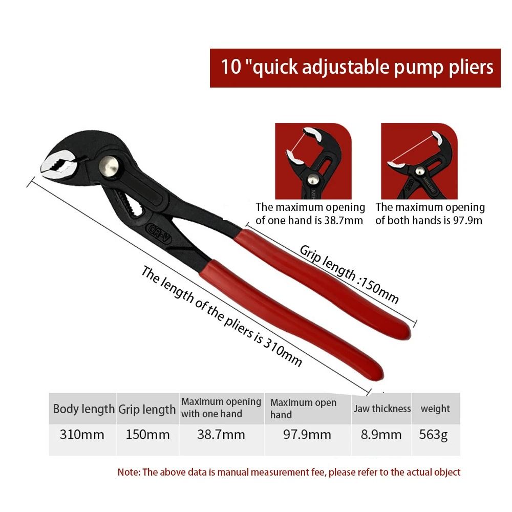 Multifunction Automatic Water Pump Pliers