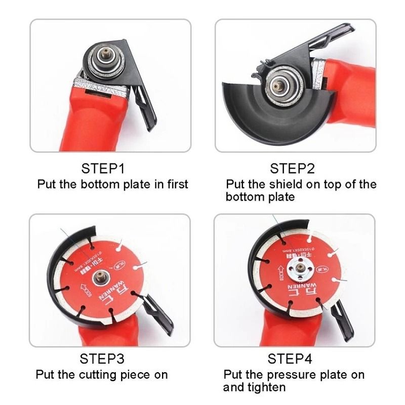 SteadyCut Adjustable Angle Grinder Base Bracket for Woodworking and Cutting