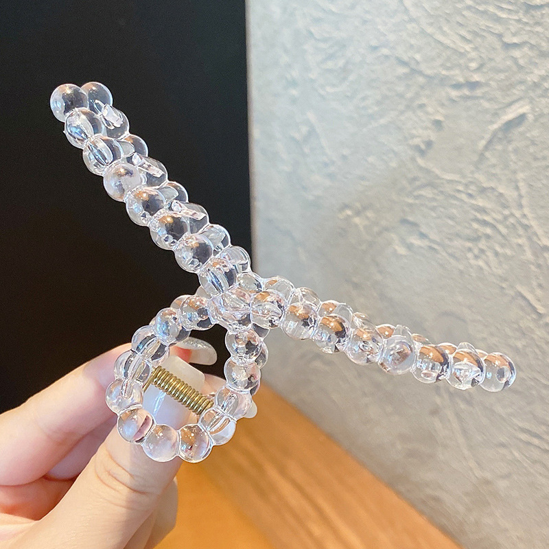 Clear Claw Hairpin for Women Girls Perfect for Thick Thin Hair, Secure & Comfortable Hold, Ideal for Travel
