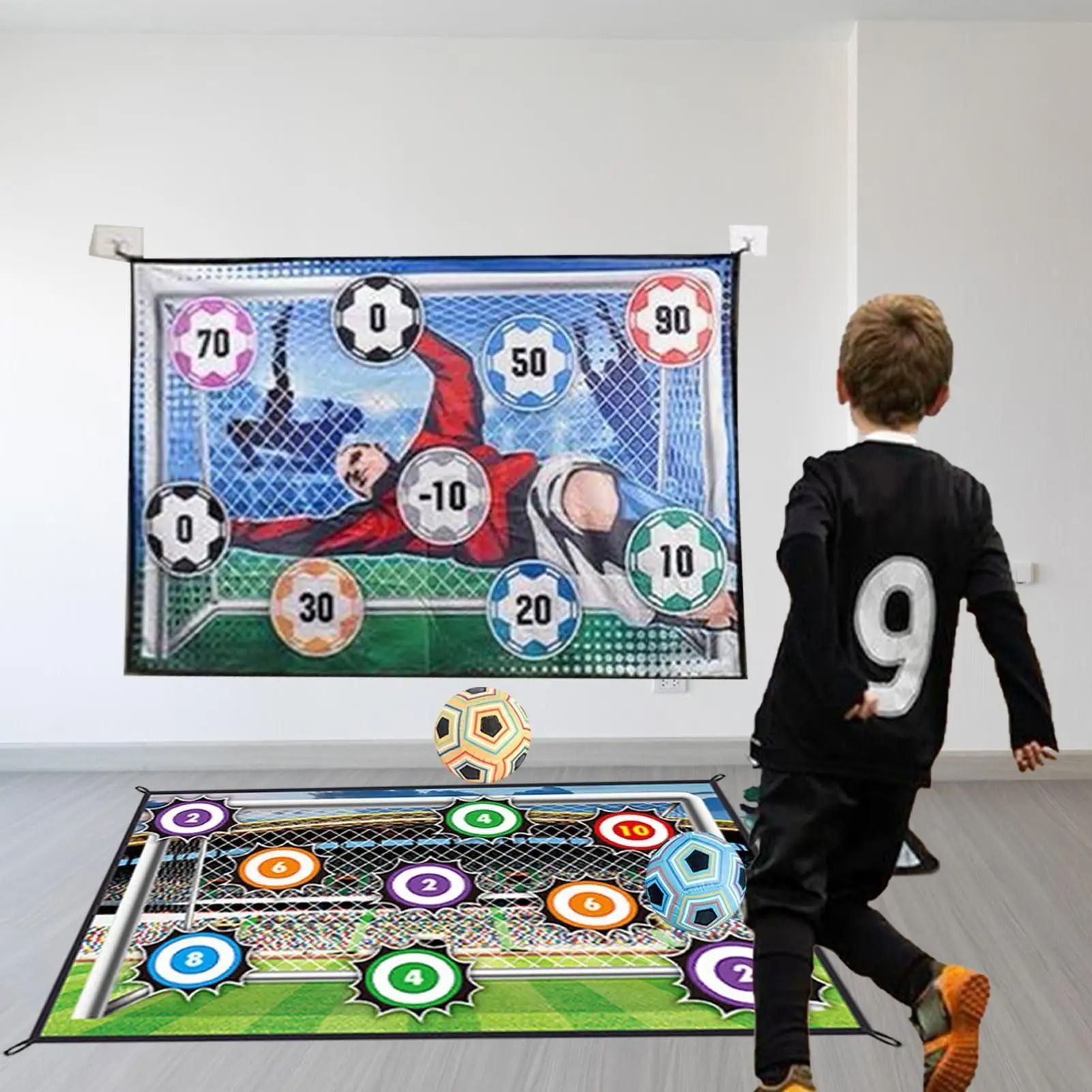 Kids Soccer Toss Game Set