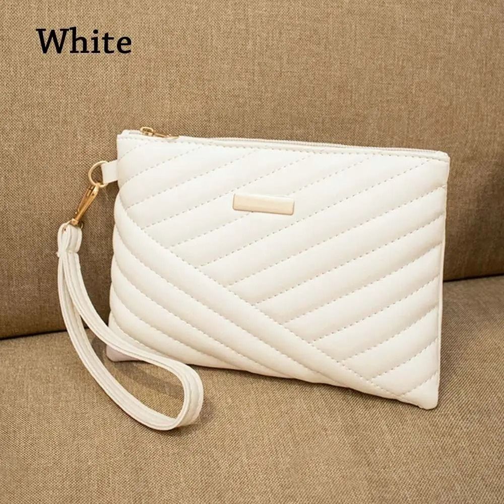 Stylish Women's Leather Envelope Wristlet